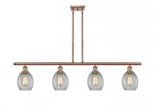 Innovations Lighting 516-4I-AC-G82 - Eaton - 4 Light - 48 inch - Antique Copper - Stem hung - Island Light