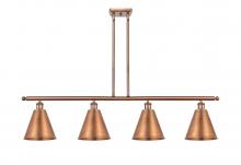 Innovations Lighting 516-4I-AC-MBC-8-AC - Berkshire - 4 Light - 48 inch - Antique Copper - Stem hung - Island Light