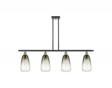 Innovations Lighting 516-4I-BAB-G480-6SL - Brookhaven Almond - 4 Light - 48 inch - Black Antique Brass - Stem Hung - Island Light