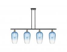 Innovations Lighting 516-4I-BAB-G484-7SB - Brookhaven Flute - 4 Light - 48 inch - Black Antique Brass - Stem Hung - Island Light