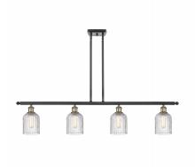 Innovations Lighting 516-4I-BAB-G559-5CL - Bridal Veil - 4 Light - 48 inch - Black Antique Brass - Stem hung - Island Light