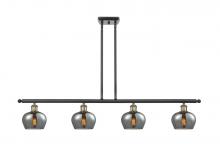 Innovations Lighting 516-4I-BAB-G93 - Fenton - 4 Light - 48 inch - Black Antique Brass - Stem hung - Island Light