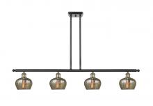 Innovations Lighting 516-4I-BAB-G96 - Fenton - 4 Light - 48 inch - Black Antique Brass - Stem hung - Island Light