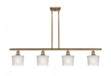 Innovations Lighting 516-4I-BB-G402 - Niagara - 4 Light - 48 inch - Brushed Brass - Stem hung - Island Light