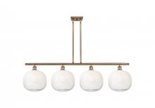 Innovations Lighting 516-4I-BB-G481-10OP - Brookhaven Sphere - 4 Light - 49 inch - Brushed Brass - Stem Hung - Island Light