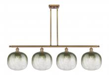 Innovations Lighting 516-4I-BB-G481-10SL - Brookhaven Sphere - 4 Light - 49 inch - Brushed Brass - Stem Hung - Island Light