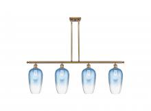 Innovations Lighting 516-4I-BB-G484-7SB - Brookhaven Flute - 4 Light - 48 inch - Brushed Brass - Stem Hung - Island Light