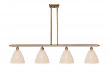Innovations Lighting 516-4I-BB-NBD-75-NAT - Bristol Natural - 4 Light - 48 inch - Brushed Brass - Cord hung - Island Light
