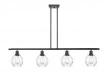 Innovations Lighting 516-4I-BK-G362 - Waverly - 4 Light - 48 inch - Matte Black - Stem hung - Island Light