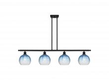 Innovations Lighting 516-4I-BK-G483-8SB - Brookhaven Globe - 4 Light - 48 inch - Matte Black - Stem Hung - Island Light