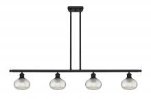 Innovations Lighting 516-4I-BK-G555-6CL - Ithaca - 4 Light - 48 inch - Matte Black - Cord hung - Island Light