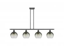 Innovations Lighting 516-4I-OB-G483-8SL - Brookhaven Globe - 4 Light - 48 inch - Oil Rubbed Bronze - Stem Hung - Island Light