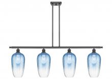 Innovations Lighting 516-4I-OB-G484-7SB - Brookhaven Flute - 4 Light - 48 inch - Oil Rubbed Bronze - Stem Hung - Island Light