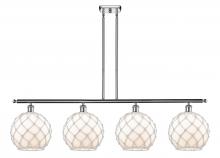 Innovations Lighting 516-4I-PC-G121-10RW - Farmhouse Rope - 4 Light - 48 inch - Polished Chrome - Stem hung - Island Light