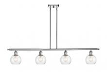 Innovations Lighting 516-4I-PC-G124-6 - Athens - 4 Light - 48 inch - Polished Chrome - Cord hung - Island Light