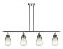 Innovations Lighting 516-4I-PC-G480-6SL - Brookhaven Almond - 4 Light - 48 inch - Polished Chrome - Stem Hung - Island Light