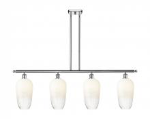 Innovations Lighting 516-4I-PC-G484-7OP - Brookhaven Flute - 4 Light - 48 inch - Polished Chrome - Stem Hung - Island Light