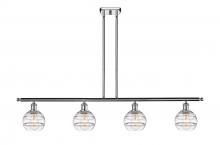 Innovations Lighting 516-4I-PC-G556-6CL - Rochester - 4 Light - 48 inch - Polished Chrome - Cord hung - Island Light