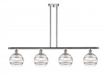 Innovations Lighting 516-4I-PC-G556-8CL - Rochester - 4 Light - 48 inch - Polished Chrome - Stem hung - Island Light