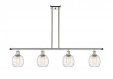 Innovations Lighting 516-4I-PN-G1013 - Belfast - 4 Light - 48 inch - Polished Nickel - Stem hung - Island Light