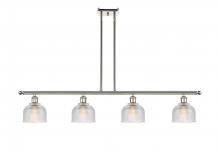 Innovations Lighting 516-4I-PN-G412 - Dayton - 4 Light - 48 inch - Polished Nickel - Cord hung - Island Light