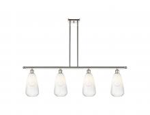 Innovations Lighting 516-4I-PN-G480-6OP - Brookhaven Almond - 4 Light - 48 inch - Polished Nickel - Stem Hung - Island Light