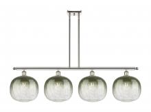 Innovations Lighting 516-4I-PN-G481-10SL - Brookhaven Sphere - 4 Light - 49 inch - Polished Nickel - Stem Hung - Island Light