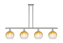 Innovations Lighting 516-4I-PN-G483-8AM - Brookhaven Globe - 4 Light - 48 inch - Polished Nickel - Stem Hung - Island Light