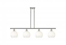 Innovations Lighting 516-4I-PN-G483-8OP - Brookhaven Globe - 4 Light - 48 inch - Polished Nickel - Stem Hung - Island Light