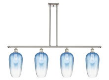Innovations Lighting 516-4I-PN-G484-7SB - Brookhaven Flute - 4 Light - 48 inch - Polished Nickel - Stem Hung - Island Light