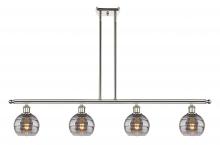 Innovations Lighting 516-4I-PN-G556-6SM - Rochester - 4 Light - 48 inch - Polished Nickel - Stem hung - Island Light