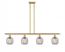 Innovations Lighting 516-4I-SG-G104 - Belfast - 4 Light - 48 inch - Satin Gold - Stem hung - Island Light
