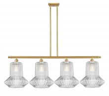 Innovations Lighting 516-4I-SG-G212 - Springwater - 4 Light - 50 inch - Satin Gold - Stem hung - Island Light