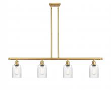 Innovations Lighting 516-4I-SG-G342 - Hadley - 4 Light - 48 inch - Satin Gold - Cord hung - Island Light