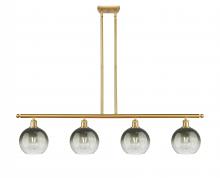 Innovations Lighting 516-4I-SG-G483-8SL - Brookhaven Globe - 4 Light - 48 inch - Satin Gold - Stem Hung - Island Light