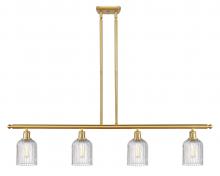 Innovations Lighting 516-4I-SG-G559-5CL - Bridal Veil - 4 Light - 48 inch - Satin Gold - Stem hung - Island Light