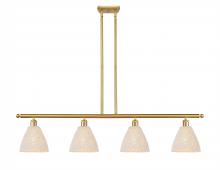 Innovations Lighting 516-4I-SG-NBD-75-NAT - Bristol Natural - 4 Light - 48 inch - Satin Gold - Cord hung - Island Light