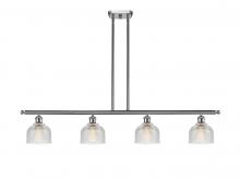 Innovations Lighting 516-4I-SN-G412 - Dayton - 4 Light - 48 inch - Brushed Satin Nickel - Stem hung - Island Light