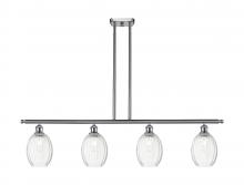 Innovations Lighting 516-4I-SN-G459-6CL - Preston Bulb - 4 Light - 48 inch - Brushed Satin Nickel - Stem Hung - Island Light