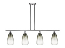 Innovations Lighting 516-4I-SN-G480-6SL - Brookhaven Almond - 4 Light - 48 inch - Brushed Satin Nickel - Stem Hung - Island Light