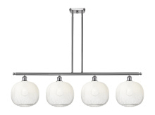 Innovations Lighting 516-4I-SN-G481-10OP - Brookhaven Sphere - 4 Light - 49 inch - Brushed Satin Nickel - Stem Hung - Island Light