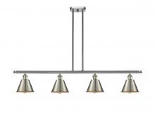 Innovations Lighting 516-4I-SN-M8 - Smithfield - 4 Light - 48 inch - Brushed Satin Nickel - Cord hung - Island Light