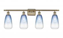 Innovations Lighting 516-4W-AB-G480-6SB - Brookhaven Almond - 4 Light - 36 inch - Antique Brass - Bath Vanity Light