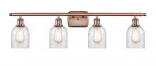 Innovations Lighting 516-4W-AC-G259 - Caledonia - 4 Light - 35 inch - Antique Copper - Bath Vanity Light