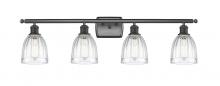 Innovations Lighting 516-4W-BK-G442 - Brookfield - 4 Light - 36 inch - Matte Black - Bath Vanity Light