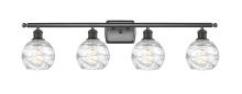 Innovations Lighting 516-4W-OB-G1213-6CL - Athens Deco Swirl - 4 Light - 36 inch - Oil Rubbed Bronze - Bath Vanity Light