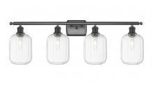 Innovations Lighting 516-4W-OB-G460-7CL - Preston Cylinder - 4 Light - 37 inch - Oil Rubbed Bronze - Bath Vanity Light