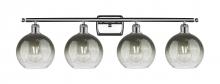 Innovations Lighting 516-4W-PC-G483-8SL - Brookhaven Globe - 4 Light - 38 inch - Polished Chrome - Bath Vanity Light