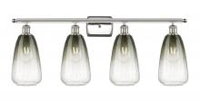 Innovations Lighting 516-4W-PN-G480-6SL - Brookhaven Almond - 4 Light - 36 inch - Polished Nickel - Bath Vanity Light