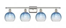 Innovations Lighting 516-4W-PN-G483-8SB - Brookhaven Globe - 4 Light - 38 inch - Polished Nickel - Bath Vanity Light